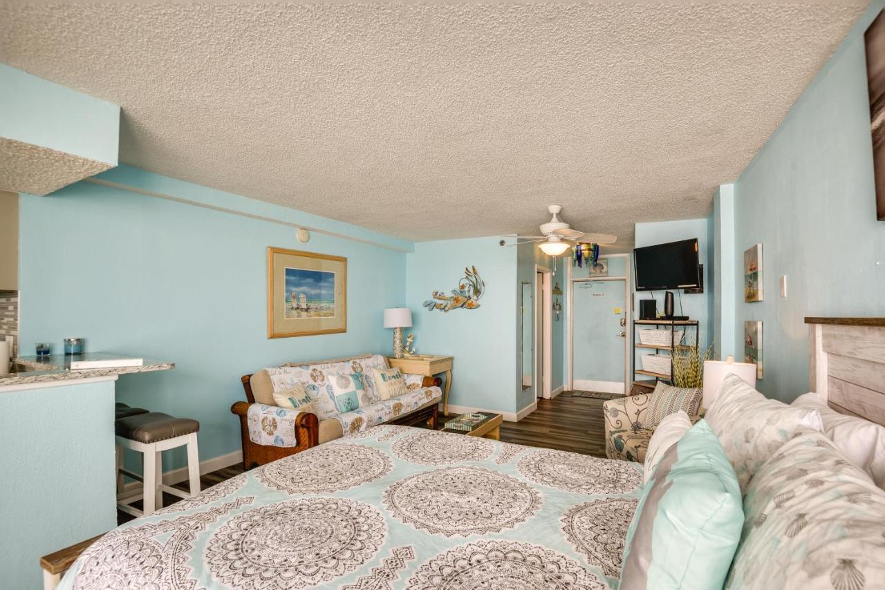 Updated Daytona Beach Oceanfront Studio! Ngoại thất bức ảnh