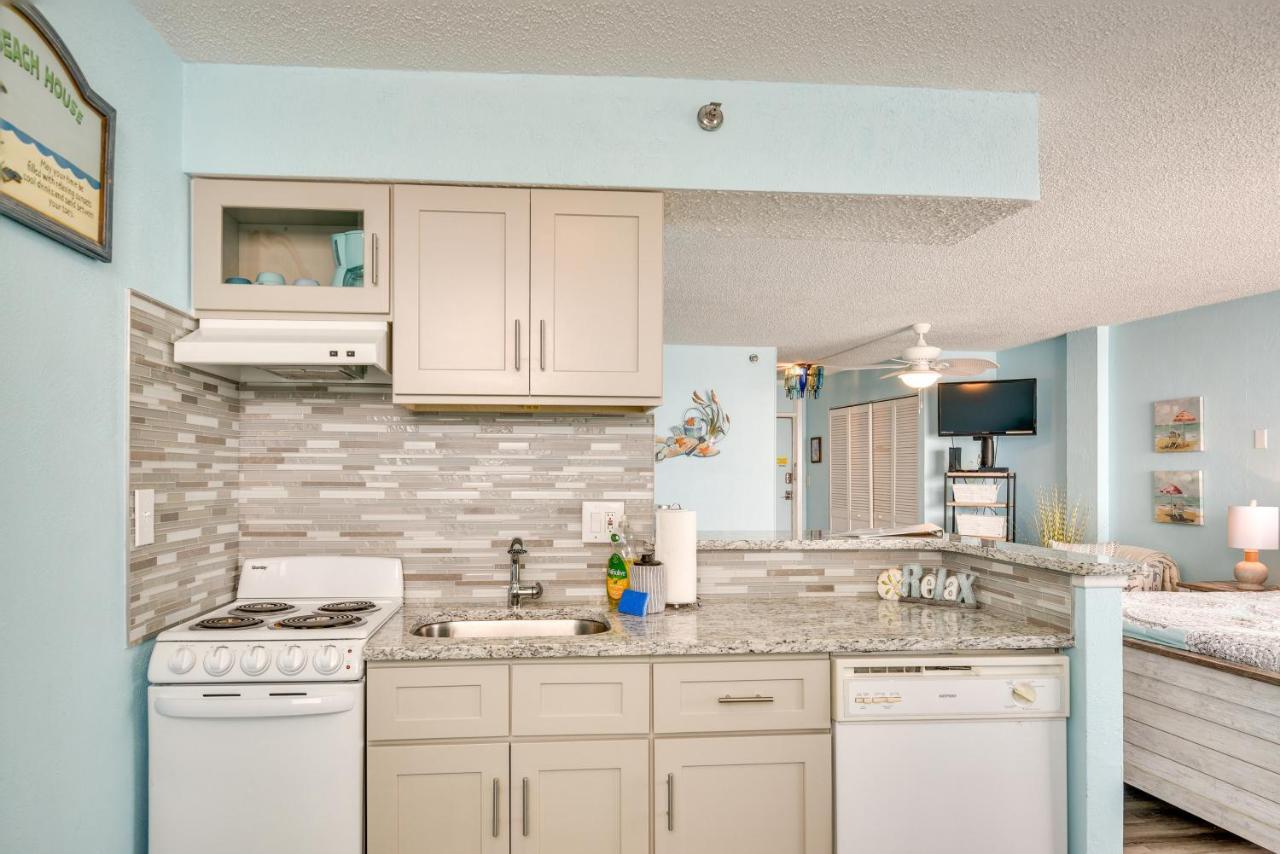 Updated Daytona Beach Oceanfront Studio! Ngoại thất bức ảnh