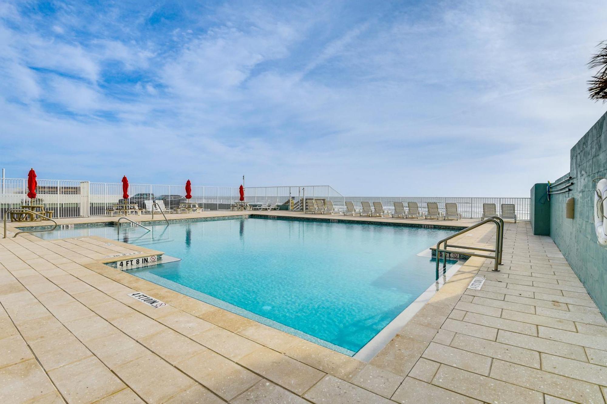 Updated Daytona Beach Oceanfront Studio! Ngoại thất bức ảnh